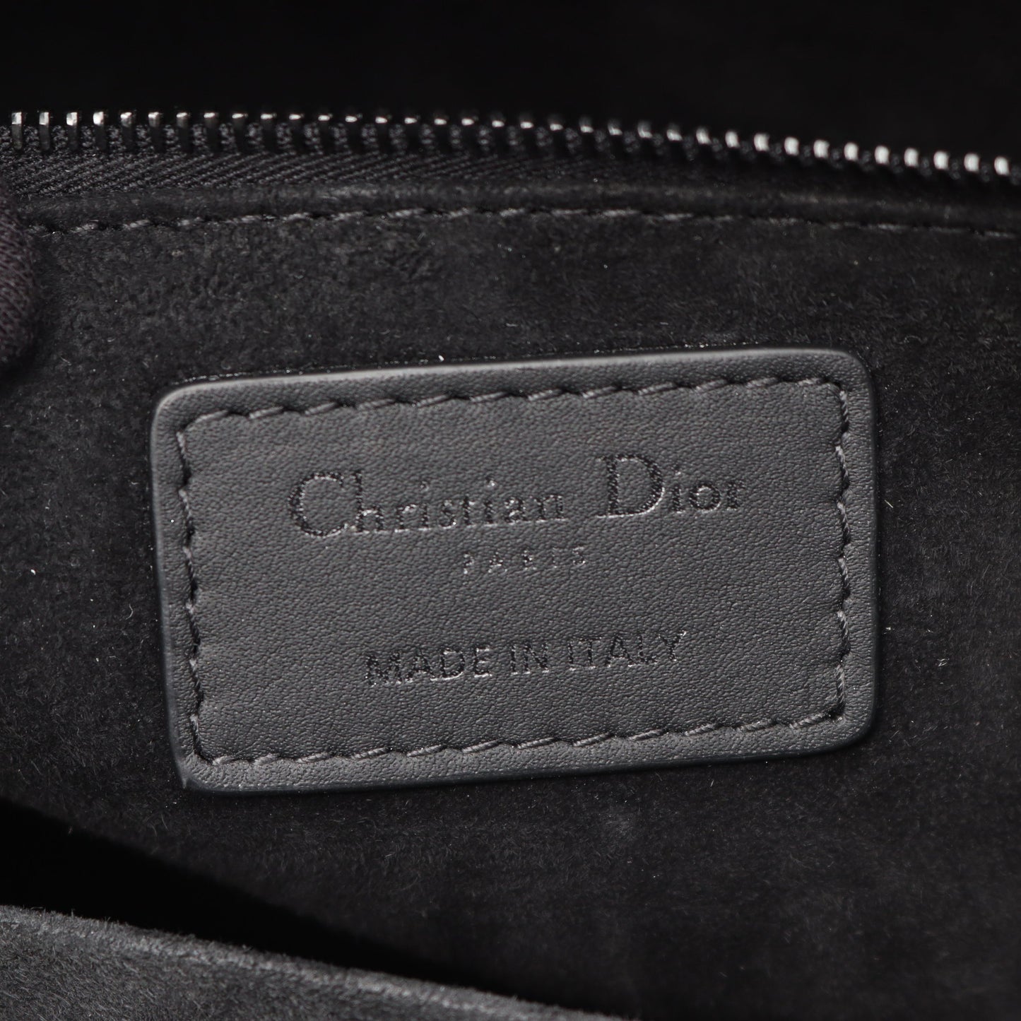 レディディオール ラージ 2WAY ハンドバッグ レザー ブラック クリスチャンディオール バッグ Christian Dior