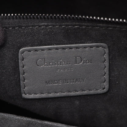 レディディオール ラージ 2WAY ハンドバッグ レザー ブラック クリスチャンディオール バッグ Christian Dior