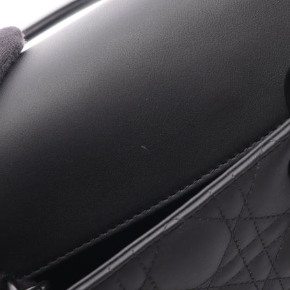レディディオール ラージ 2WAY ハンドバッグ レザー ブラック クリスチャンディオール バッグ Christian Dior