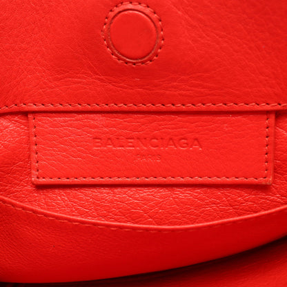 ミニペーパー 2WAY ハンドバッグ レザー レッド バレンシアガ バッグ BALENCIAGA