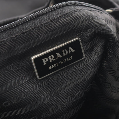 トライアングルロゴ バックパック リュックサック ナイロン ブラック プラダ バッグ PRADA