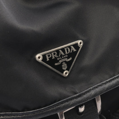 トライアングルロゴ バックパック リュックサック ナイロン ブラック プラダ バッグ PRADA