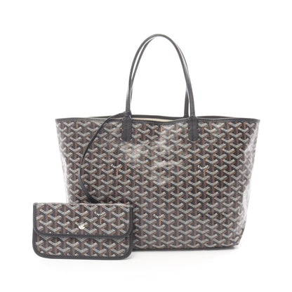サンルイPM ハンドバッグ トートバッグ コーティングキャンバス レザー ダークブラウン ブラック ゴヤール バッグ GOYARD