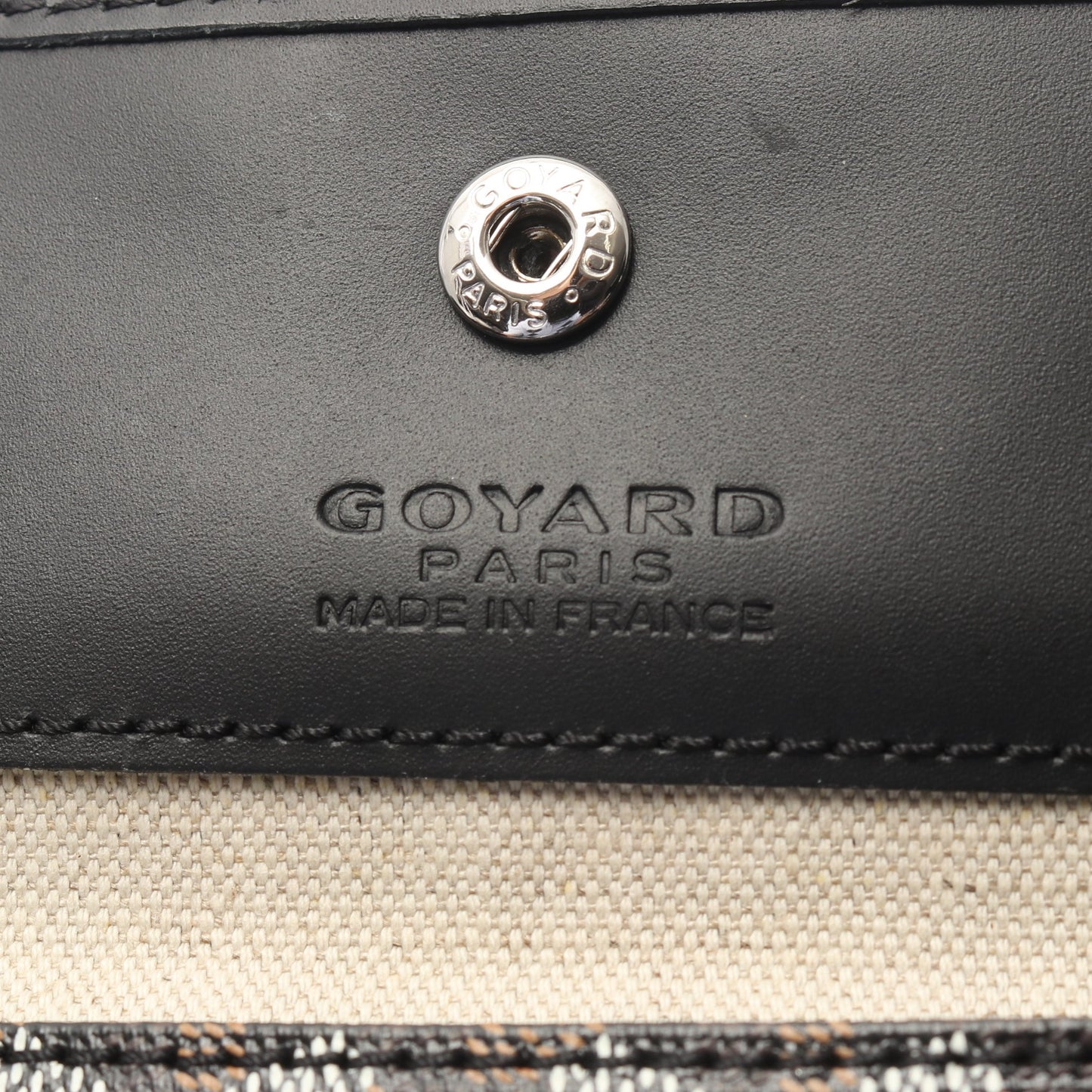 サンルイPM ハンドバッグ トートバッグ コーティングキャンバス レザー ダークブラウン ブラック ゴヤール バッグ GOYARD