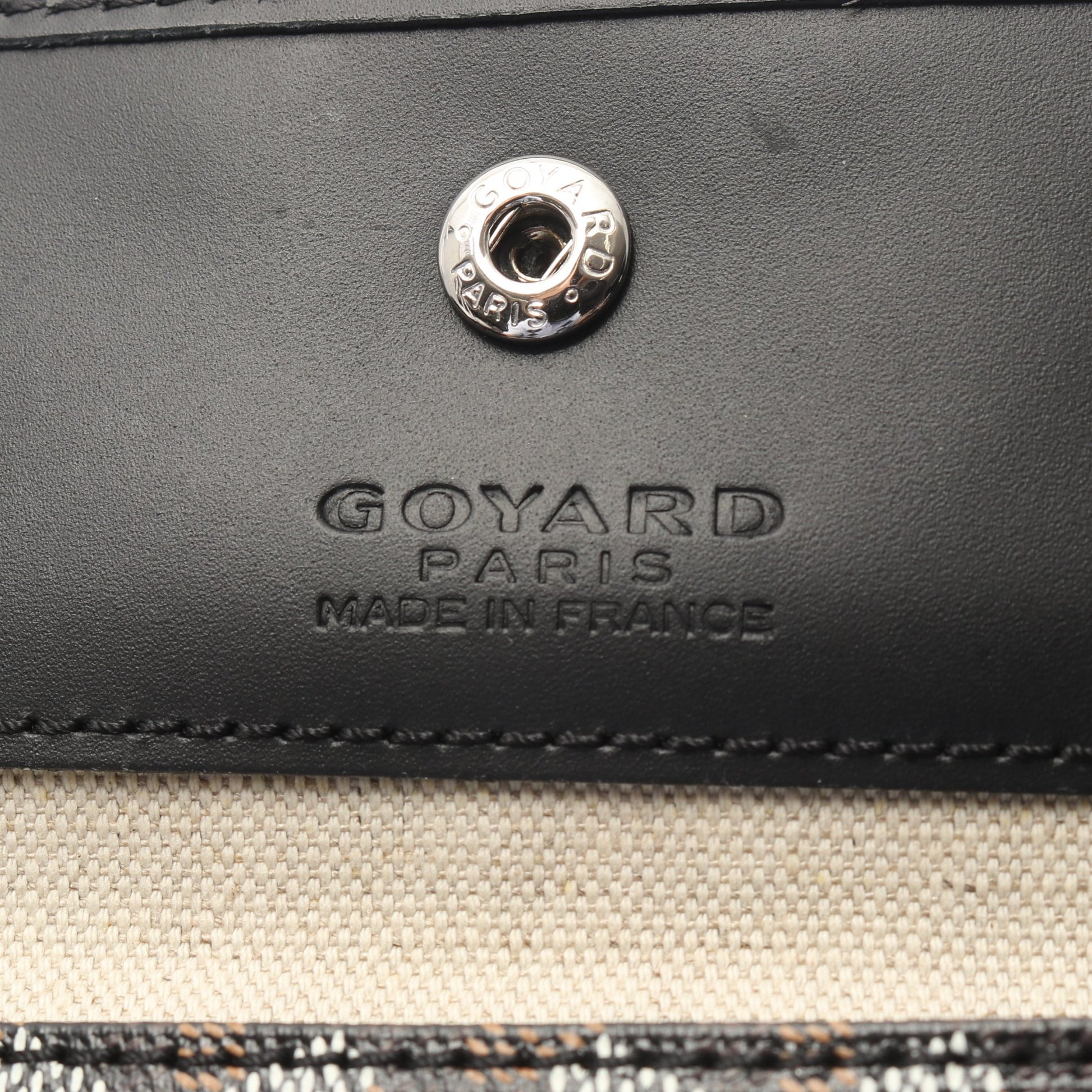 サンルイPM ハンドバッグ トートバッグ コーティングキャンバス レザー ダークブラウン ブラック ゴヤール バッグ GOYARD