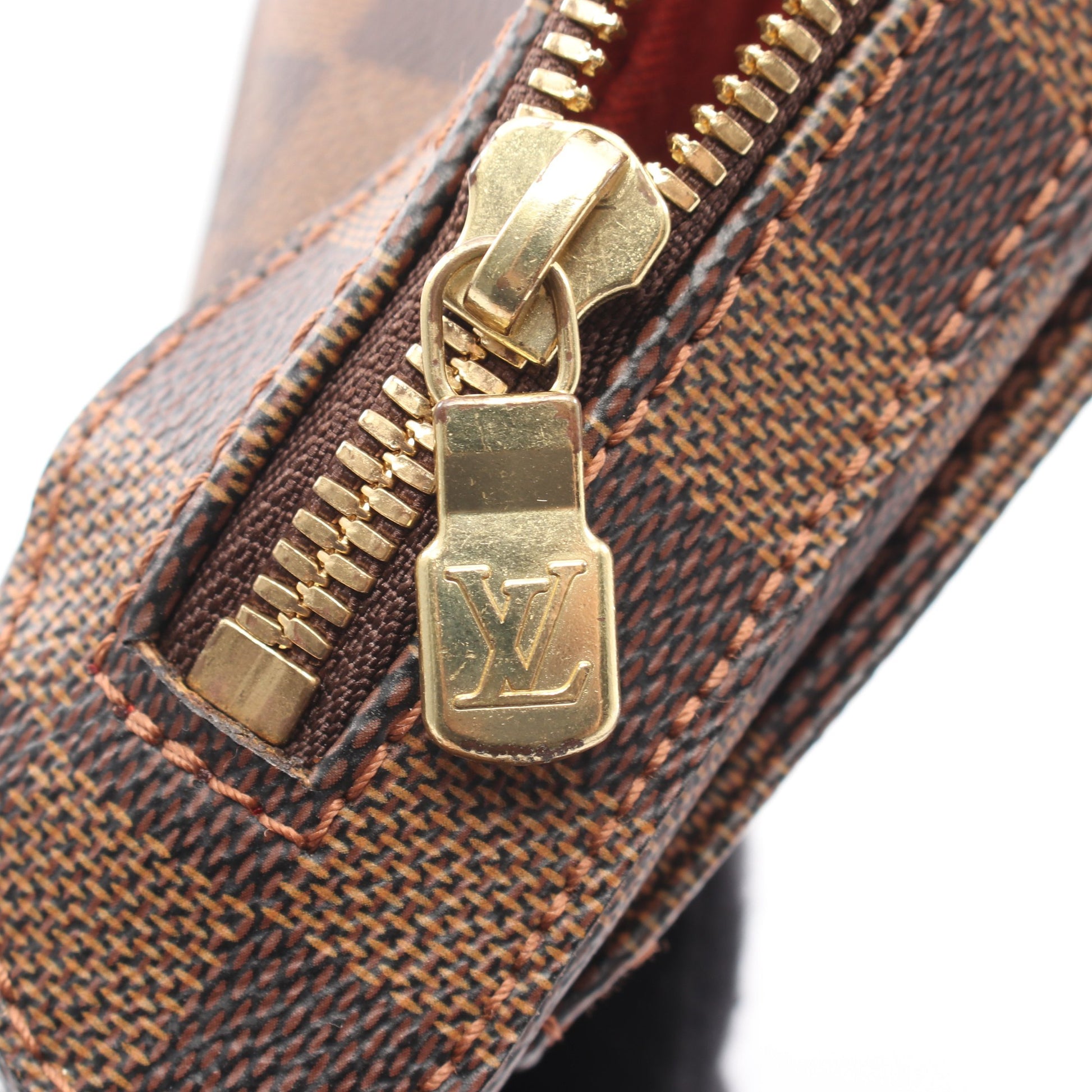 ジェロニモス ダミエエベヌ ボディバッグ PVC ブラウン ルイヴィトン バッグ LOUIS VUITTON