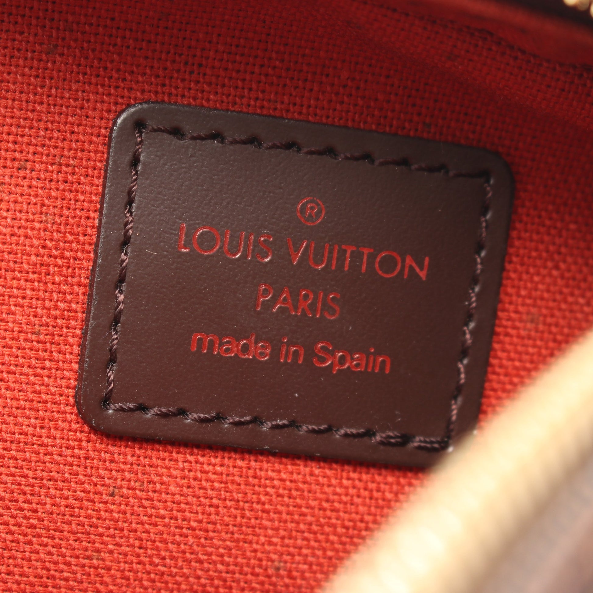 ジェロニモス ダミエエベヌ ボディバッグ PVC ブラウン ルイヴィトン バッグ LOUIS VUITTON