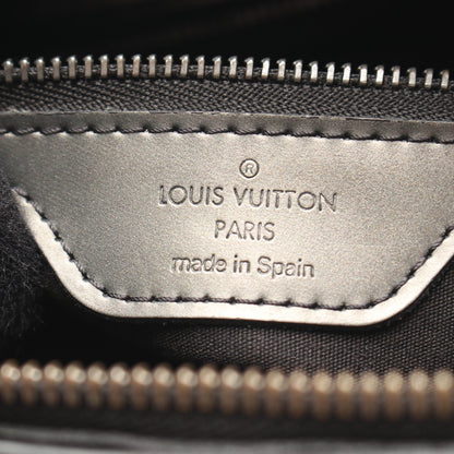 ストックトン モノグラムマット ノワール ハンドバッグ レザー ブラック ルイヴィトン バッグ LOUIS VUITTON