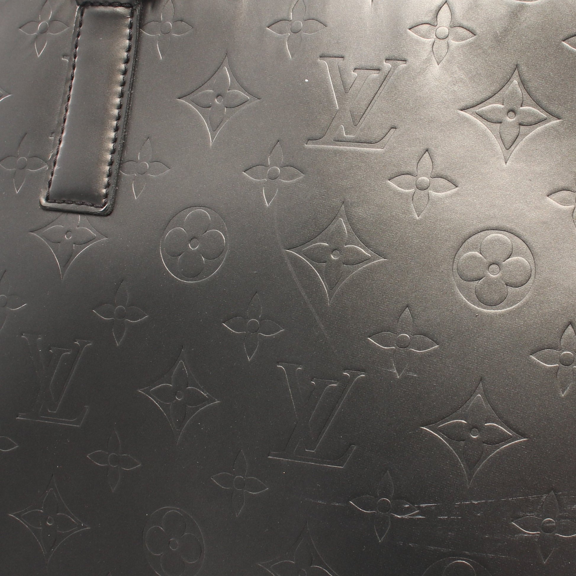 ストックトン モノグラムマット ノワール ハンドバッグ レザー ブラック ルイヴィトン バッグ LOUIS VUITTON