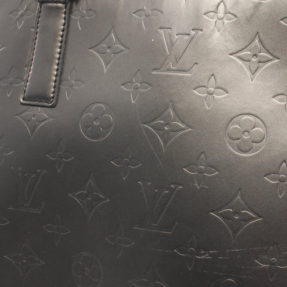 ストックトン モノグラムマット ノワール ハンドバッグ レザー ブラック ルイヴィトン バッグ LOUIS VUITTON