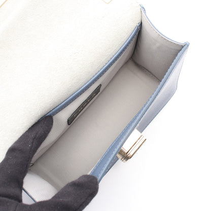 1927 チェーンショルダーバッグ レザー ブルー フルラ バッグ FURLA