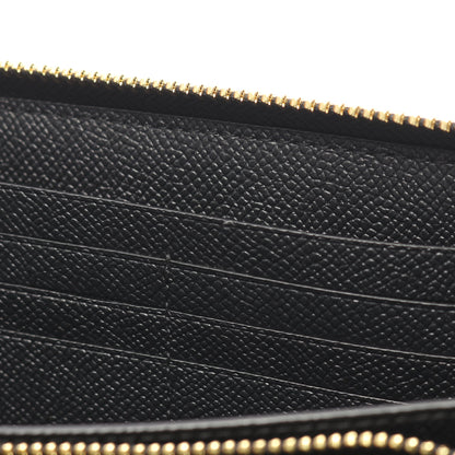 ロングジップアラウンド ラウンドファスナー長財布 レザー ブラック コーチ 財布・小物 COACH