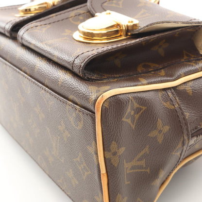 マンハッタンPM モノグラム ハンドバッグ PVC レザー ブラウン ルイヴィトン バッグ LOUIS VUITTON