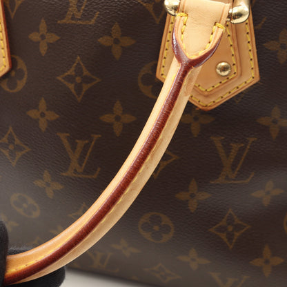 マンハッタンPM モノグラム ハンドバッグ PVC レザー ブラウン ルイヴィトン バッグ LOUIS VUITTON