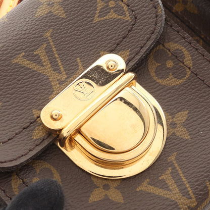 マンハッタンPM モノグラム ハンドバッグ PVC レザー ブラウン ルイヴィトン バッグ LOUIS VUITTON