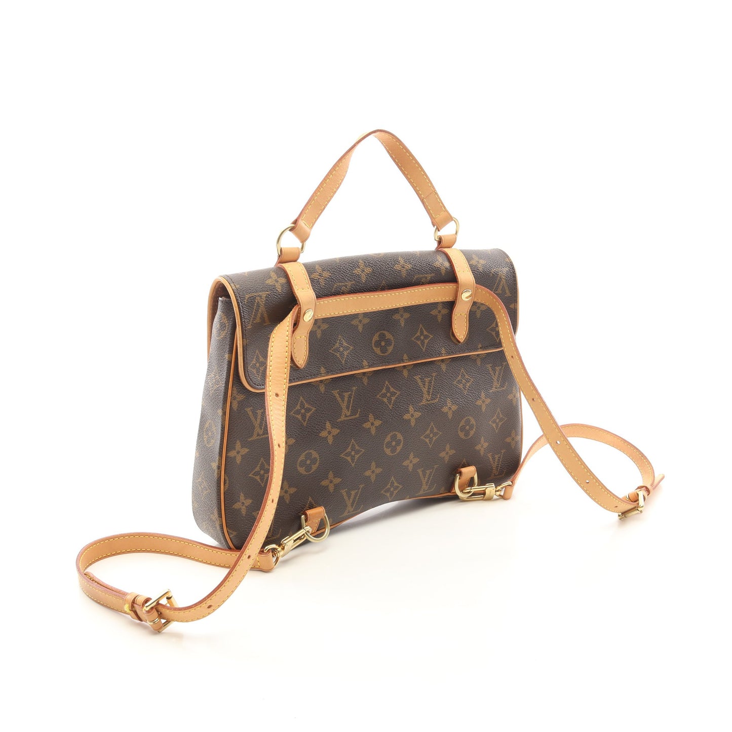 マレルサックアド モノグラム バックパック リュックサック PVC レザー ブラウン ルイヴィトン バッグ LOUIS VUITTON