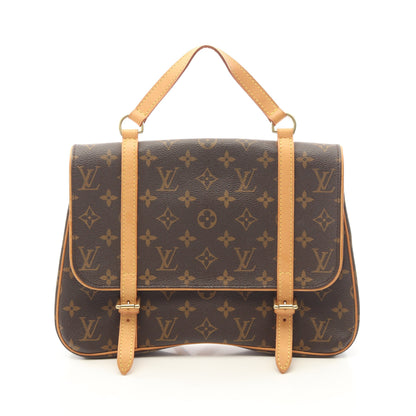 マレルサックアド モノグラム バックパック リュックサック PVC レザー ブラウン ルイヴィトン バッグ LOUIS VUITTON