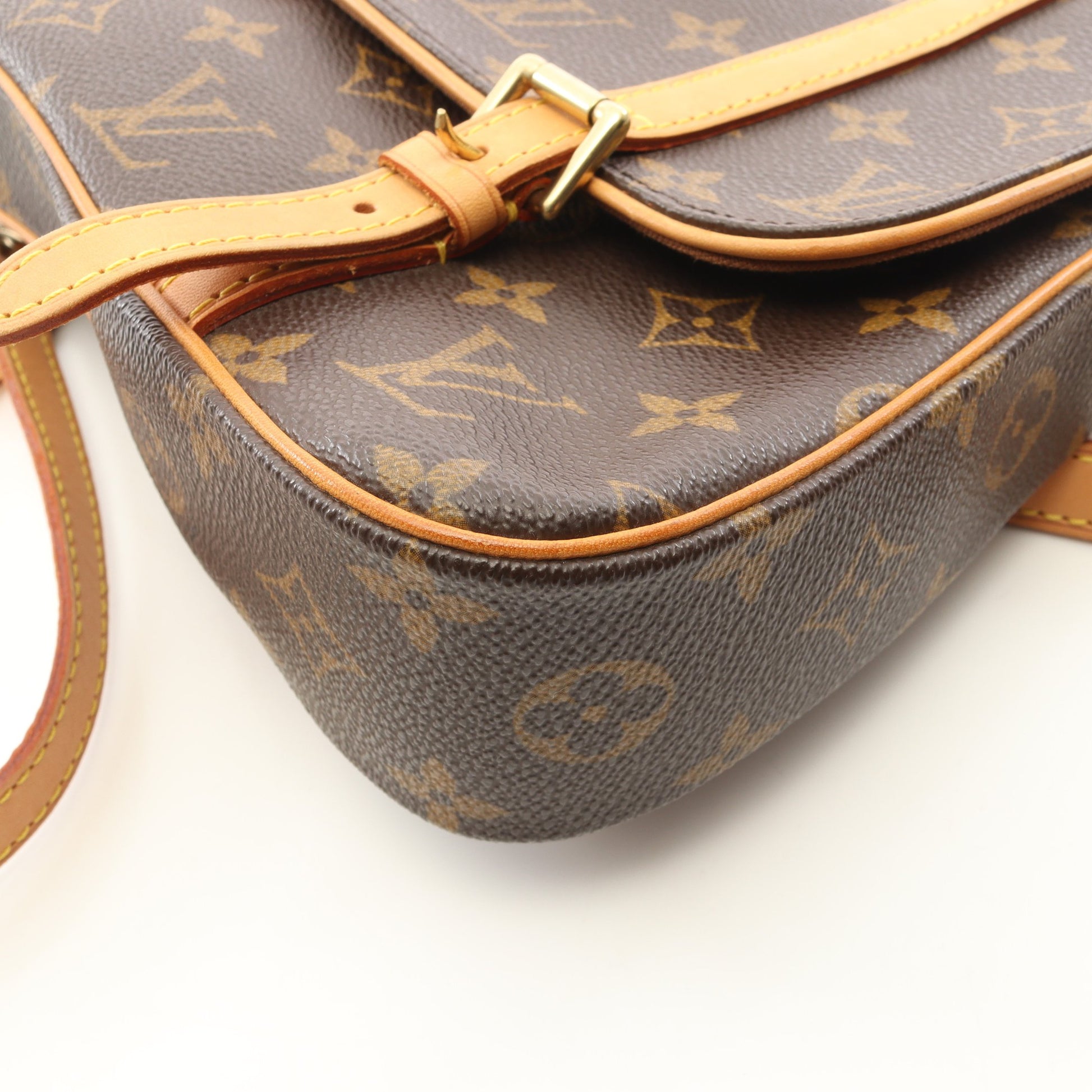 マレルサックアド モノグラム バックパック リュックサック PVC レザー ブラウン ルイヴィトン バッグ LOUIS VUITTON