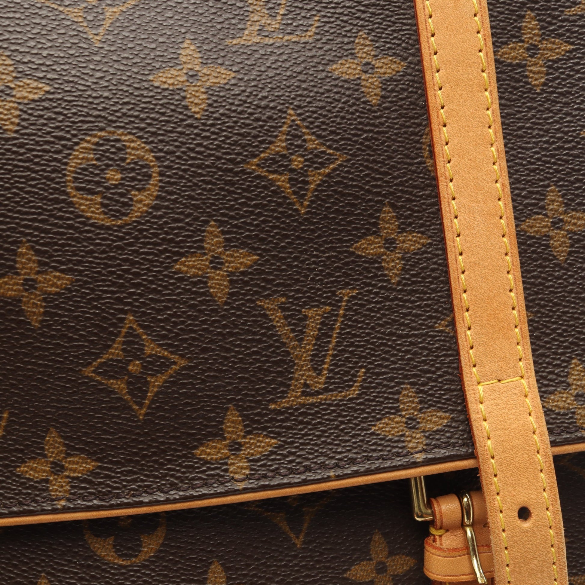 マレルサックアド モノグラム バックパック リュックサック PVC レザー ブラウン ルイヴィトン バッグ LOUIS VUITTON