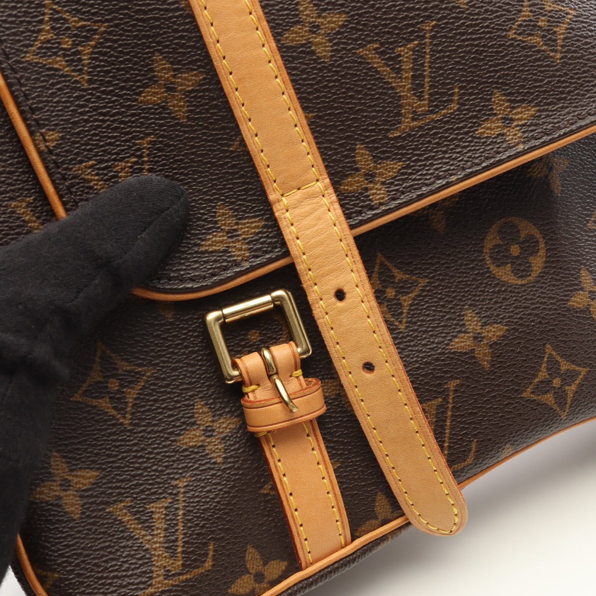 マレルサックアド モノグラム バックパック リュックサック PVC レザー ブラウン ルイヴィトン バッグ LOUIS VUITTON