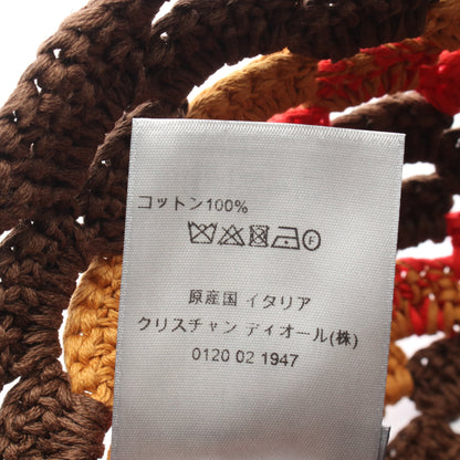DIOR × Denim Tears クロシェ ハット コットン ブラウン レッド オレンジ クリスチャンディオール
