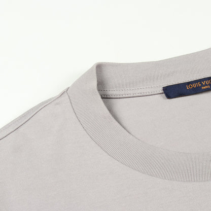 モノグラムグラディエント クルーネック 半袖Tシャツ コットン グレー ルイヴィトン