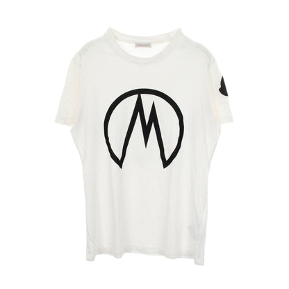 ロゴ クルーネック 半袖Tシャツ コットン ホワイト モンクレール トップス MONCLER
