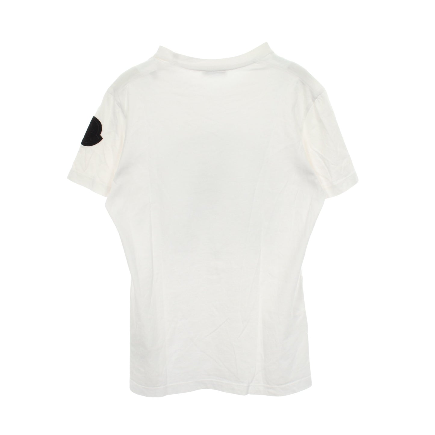ロゴ クルーネック 半袖Tシャツ コットン ホワイト モンクレール トップス MONCLER
