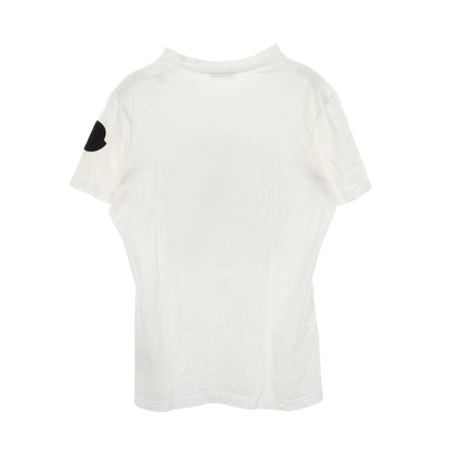 ロゴ クルーネック 半袖Tシャツ コットン ホワイト モンクレール トップス MONCLER