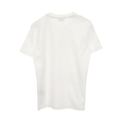 エンボスロゴ クルーネック 半袖Tシャツ コットン ホワイト フェンディ トップス FENDI