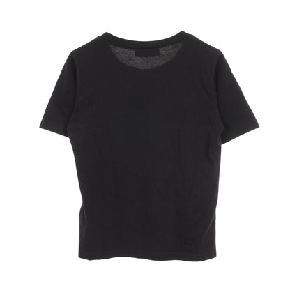 ドッグ 半袖Tシャツ コットン ラインストーン ブラック ディースクエアード