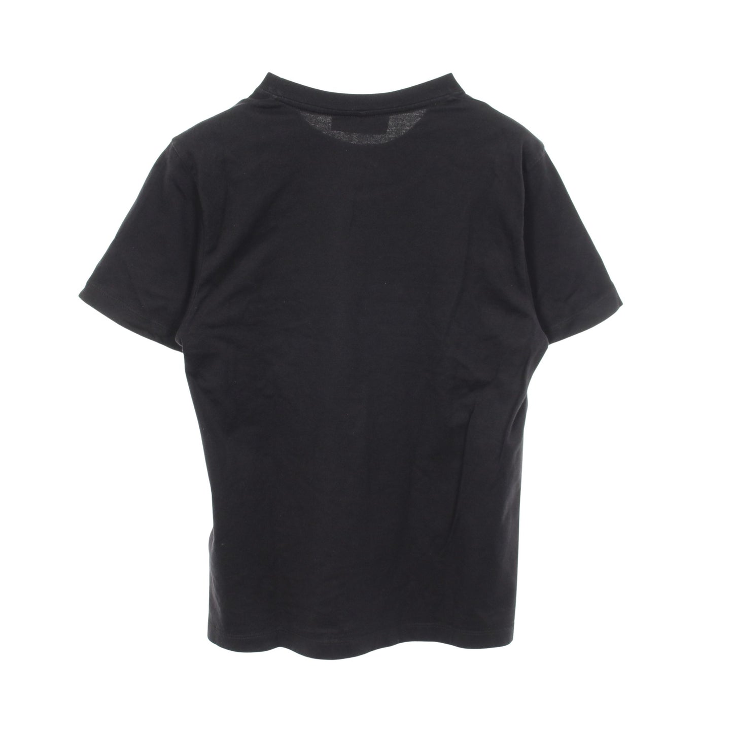 ロゴ スパンコール 半袖Tシャツ コットン ブラック マルチカラー フェンディ