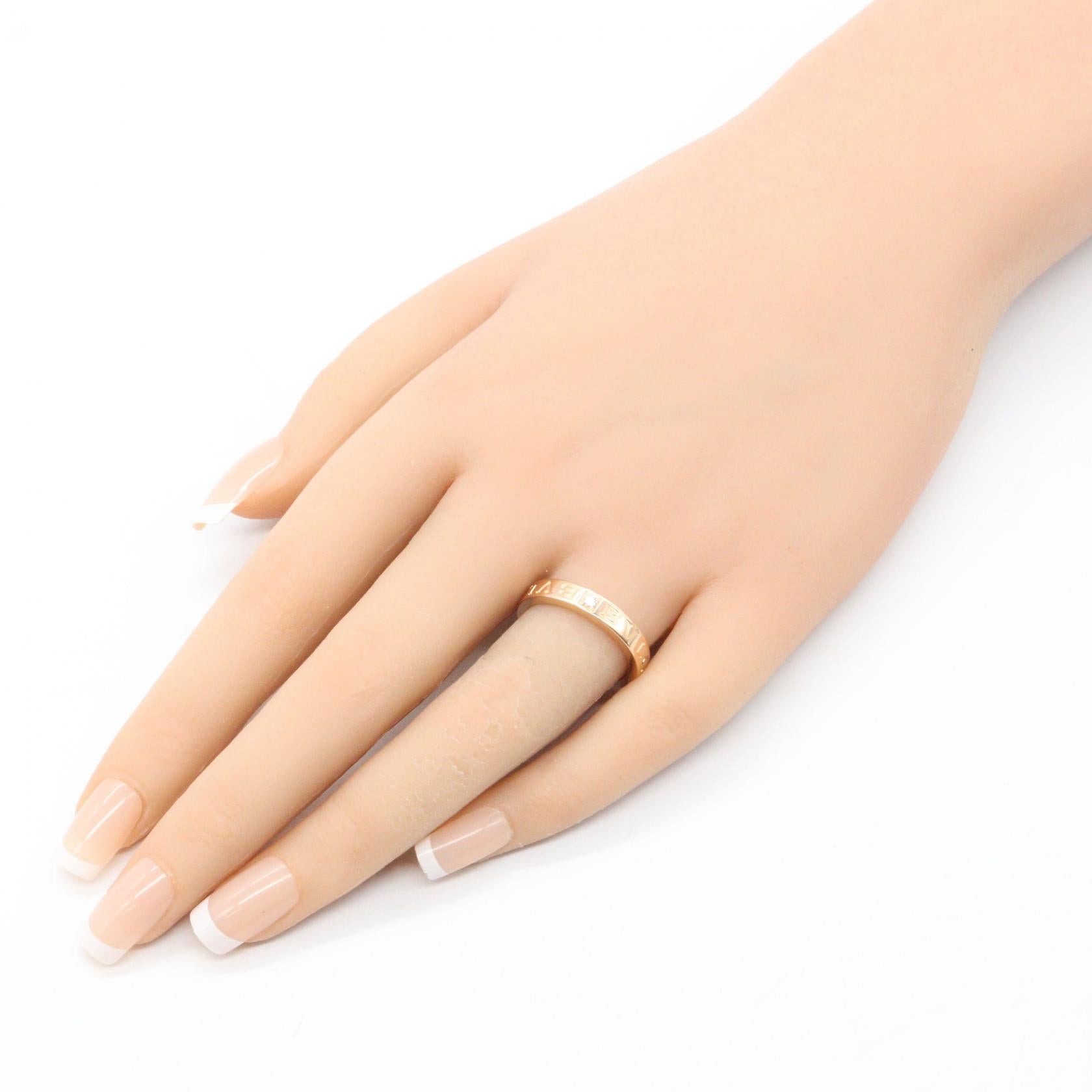 B-zero1 ビーゼロワン リング 1PD リング 指輪 K18PG ダイヤモンド ピンクゴールド クリア ブルガリ アクセサリー BVLGARI