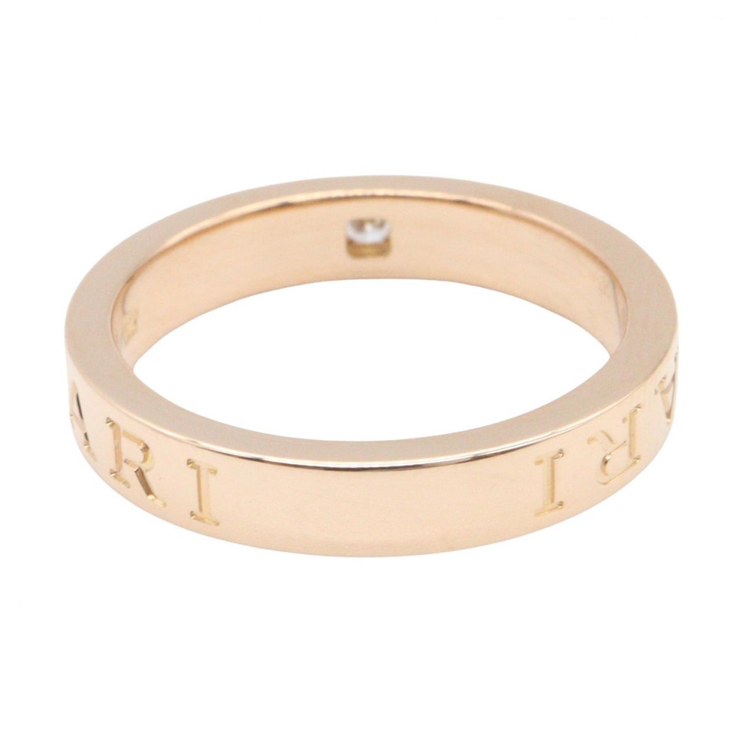 B-zero1 ビーゼロワン リング 1PD リング 指輪 K18PG ダイヤモンド ピンクゴールド クリア ブルガリ アクセサリー BVLGARI
