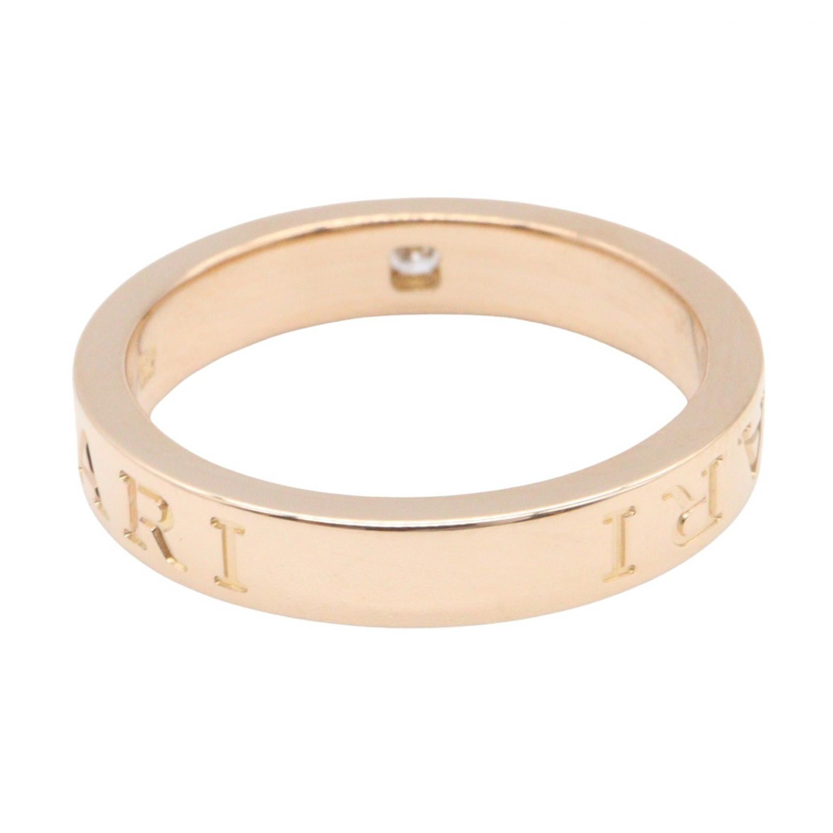 B-zero1 ビーゼロワン リング 1PD リング 指輪 K18PG ダイヤモンド ピンクゴールド クリア ブルガリ アクセサリー BVLGARI