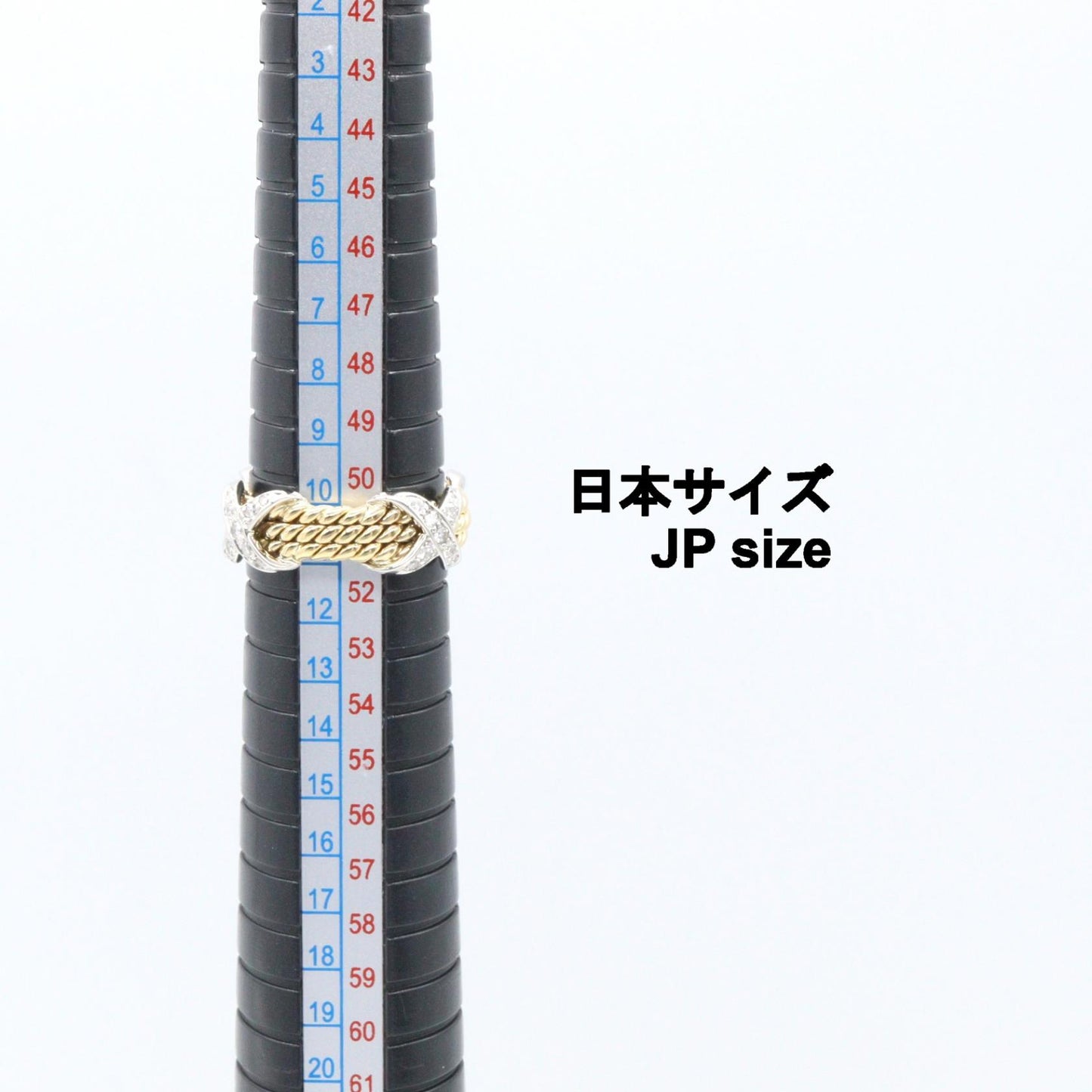 3ロウ ダイヤ Xリング リング 指輪 PT950 K18YG ダイヤモンド プラチナ イエローゴールド クリア ティファニー アクセサリー TIFFANY & Co.