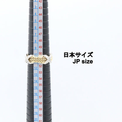 3ロウ ダイヤ Xリング リング 指輪 PT950 K18YG ダイヤモンド プラチナ イエローゴールド クリア ティファニー アクセサリー TIFFANY & Co.