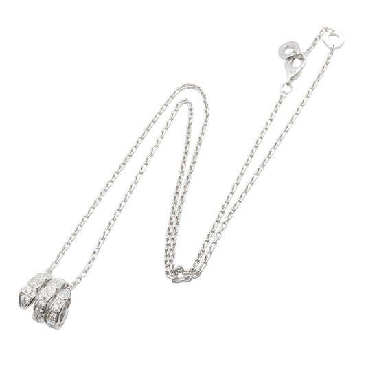 セルペンティヴァイパー ダイヤ ネックレス ネックレス K18WG ダイヤモンド ホワイトゴールド クリア ブルガリ アクセサリー BVLGARI