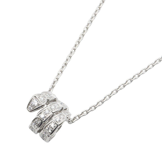 セルペンティヴァイパー ダイヤ ネックレス ネックレス K18WG ダイヤモンド ホワイトゴールド クリア ブルガリ アクセサリー BVLGARI