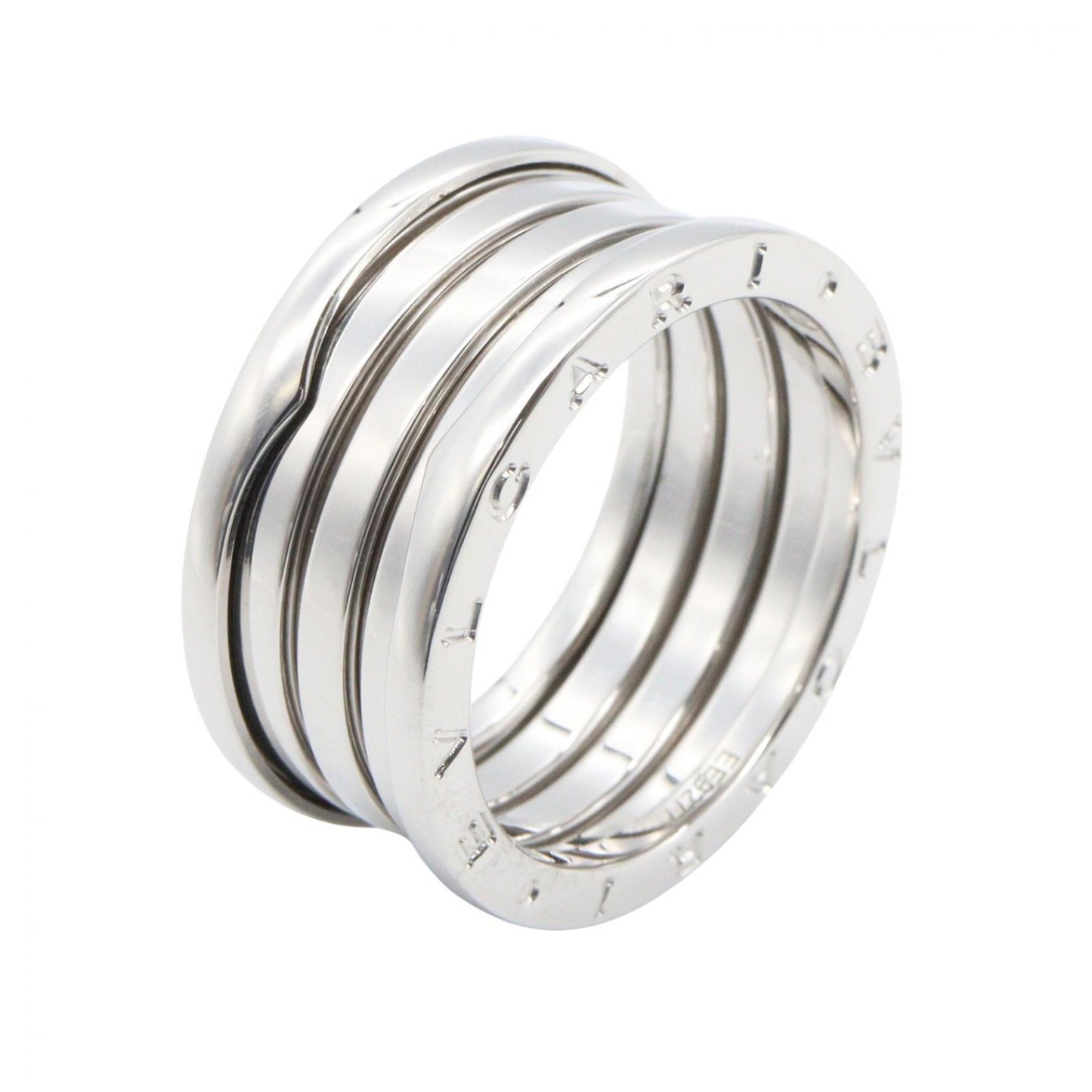B-zero1 ビーゼロワン リング 4バンド リング 指輪 K18WG ホワイトゴールド ブルガリ アクセサリー BVLGARI