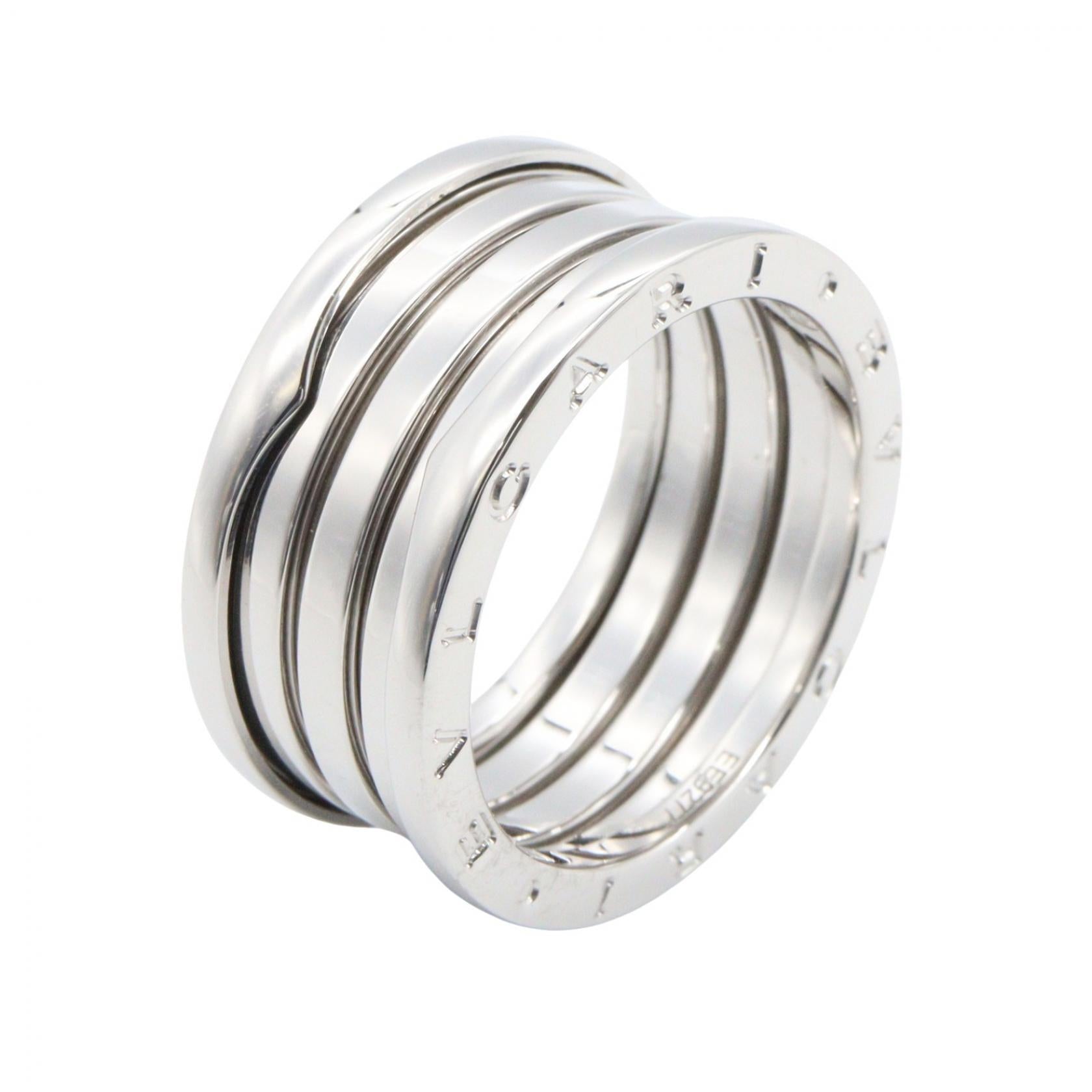 B-zero1 ビーゼロワン リング 4バンド リング 指輪 K18WG ホワイトゴールド ブルガリ アクセサリー BVLGARI
