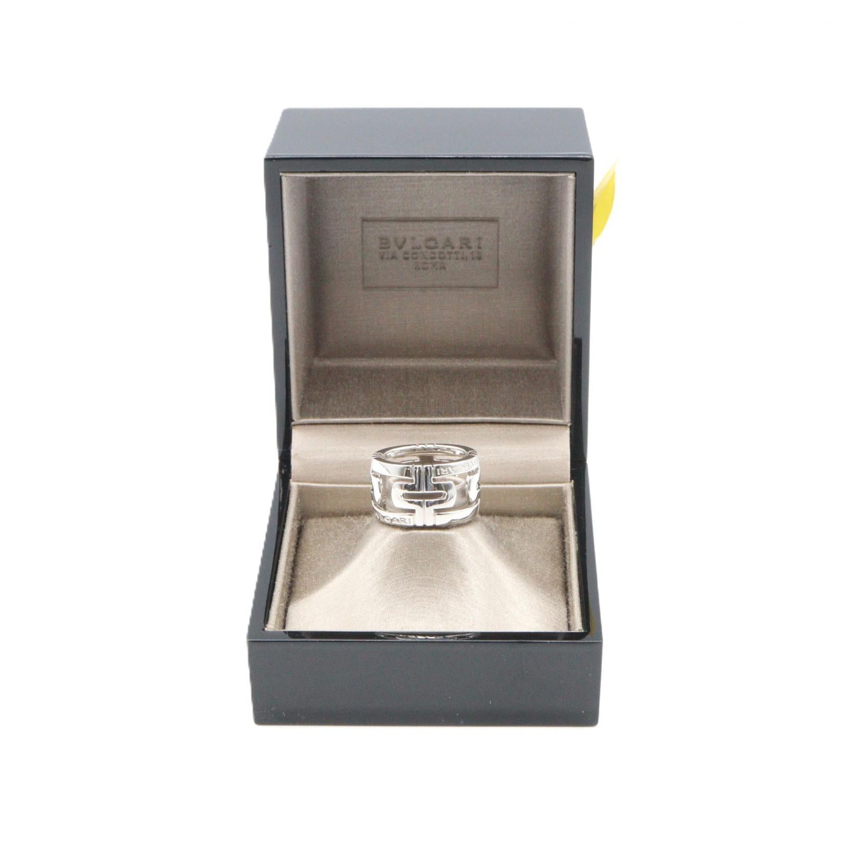 パレンテシ リング リング 指輪 K18WG ホワイトゴールド ブルガリ アクセサリー BVLGARI