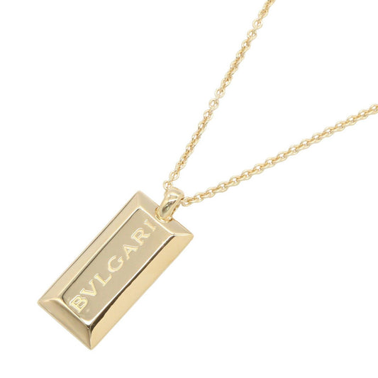 インゴット ロゴ ネックレス ネックレス K18YG イエローゴールド ブルガリ アクセサリー BVLGARI
