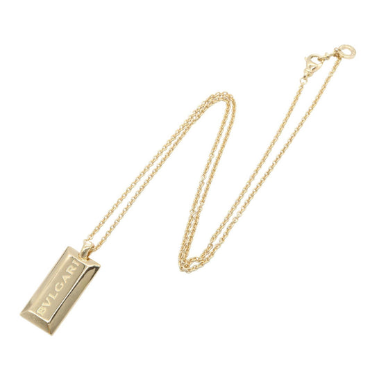 インゴット ロゴ ネックレス ネックレス K18YG イエローゴールド ブルガリ アクセサリー BVLGARI