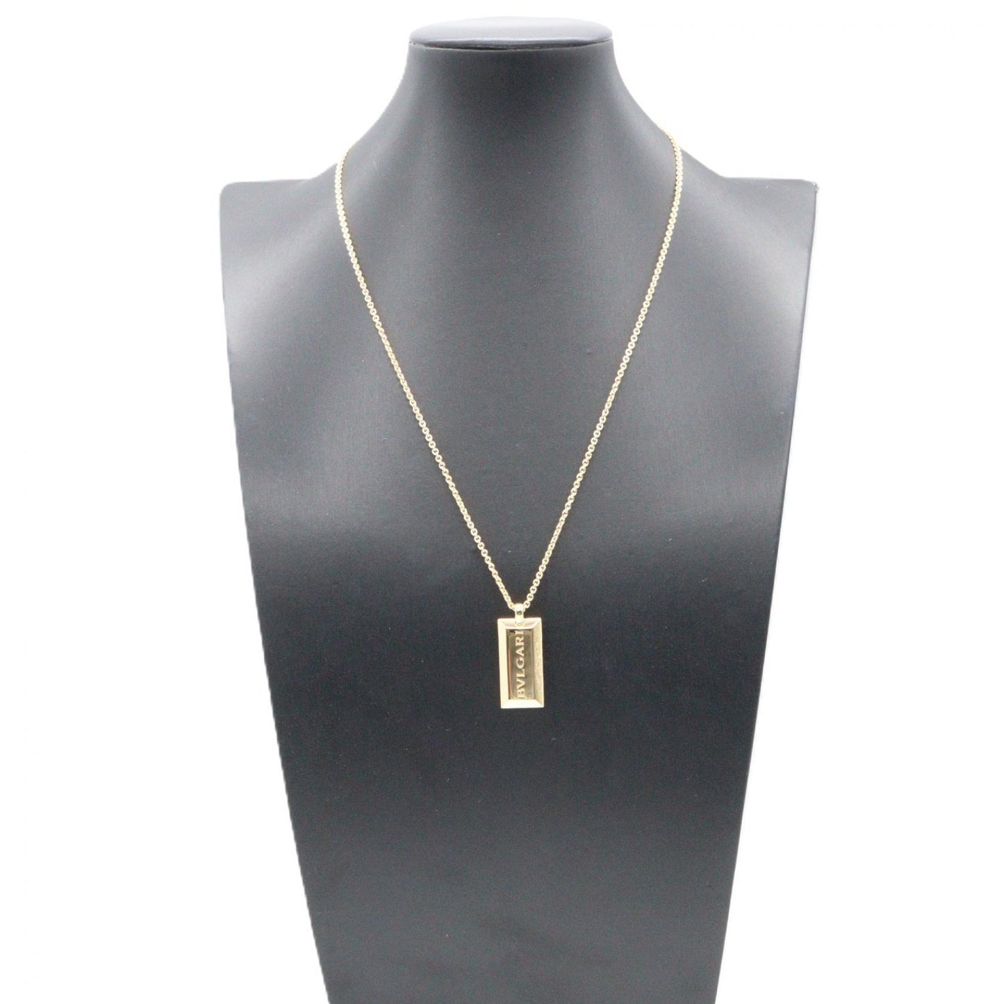 インゴット ロゴ ネックレス ネックレス K18YG イエローゴールド ブルガリ アクセサリー BVLGARI