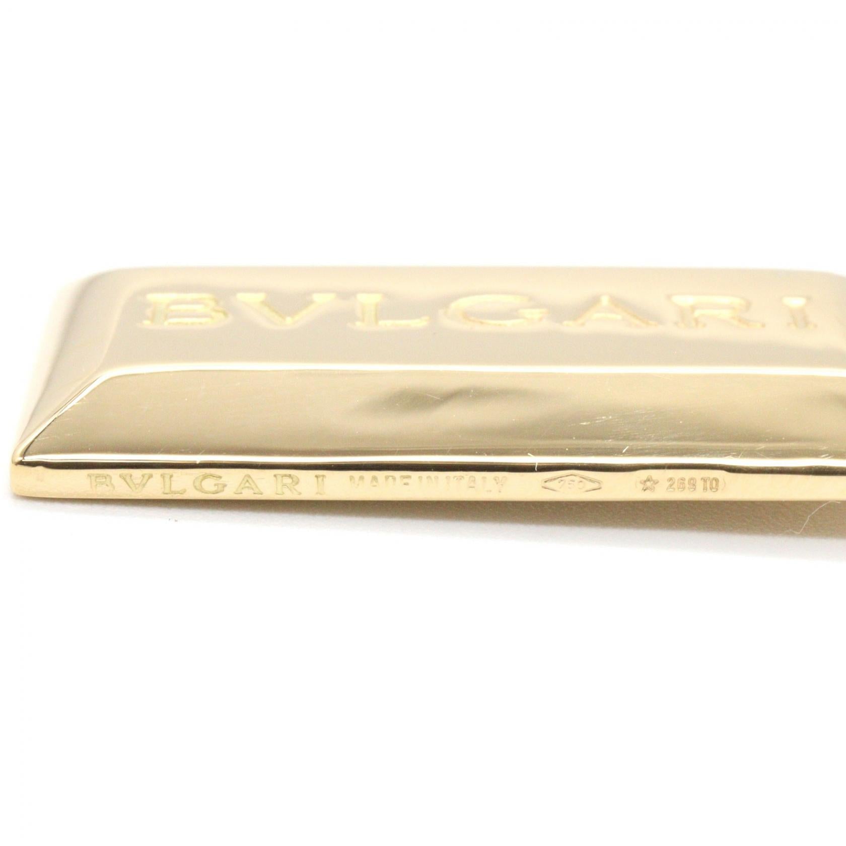 インゴット ロゴ ネックレス ネックレス K18YG イエローゴールド ブルガリ アクセサリー BVLGARI