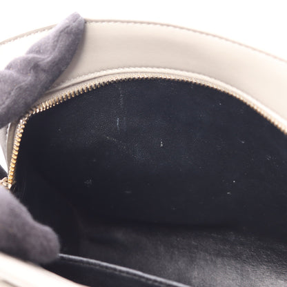 モノグラム ベイビーカバス 2WAY ハンドバッグ レザー グレー イヴサンローラン バッグ YVES SAINT LAURENT