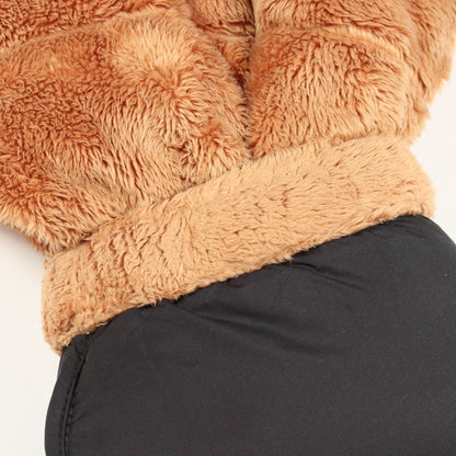 Versa Velour Nuptse Jacket ダウンジャケット ライトブラウン ザノースフェイス