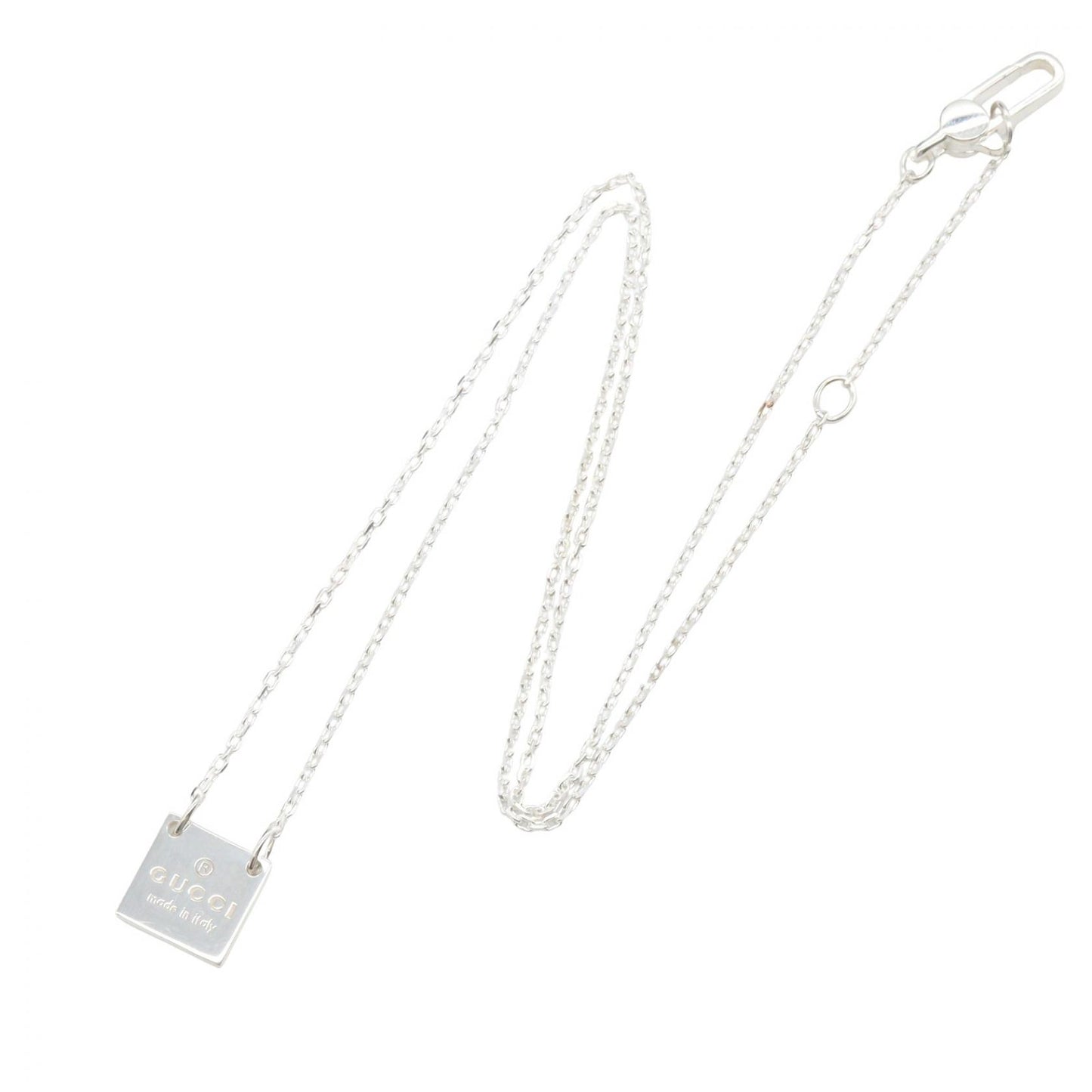 プレート ネックレス ネックレス SV925 シルバー グッチ