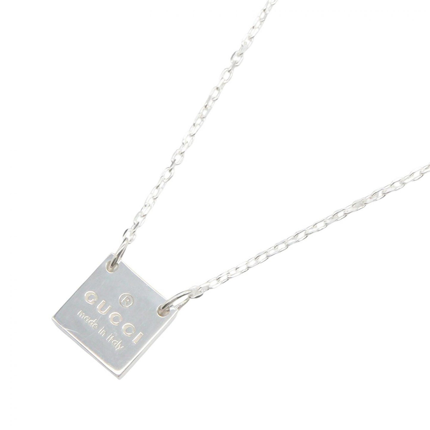 プレート ネックレス ネックレス SV925 シルバー グッチ
